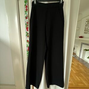 Wilfred Black Wide Leg Trousers
